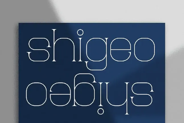 Shigeo font