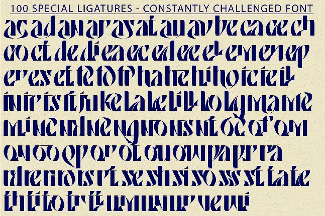 Constantly Challenged Demo font