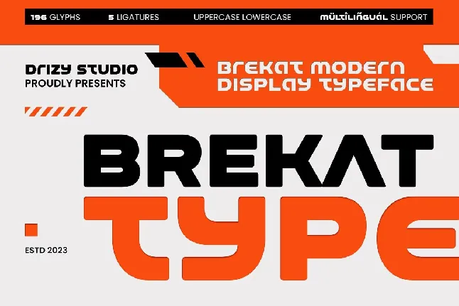 Brekat font