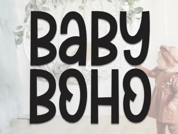 Baby Boho Display font