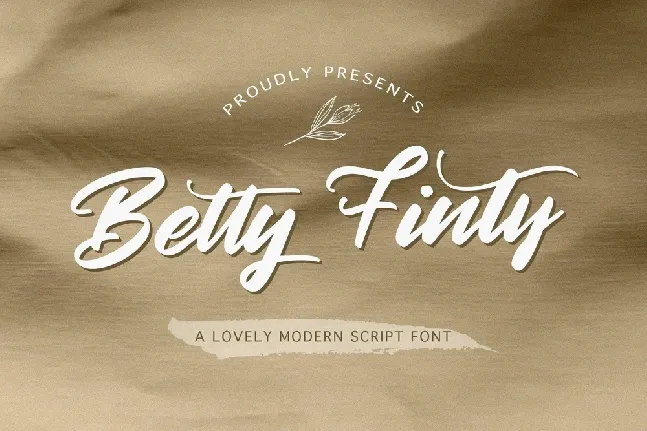 Betty Finty font