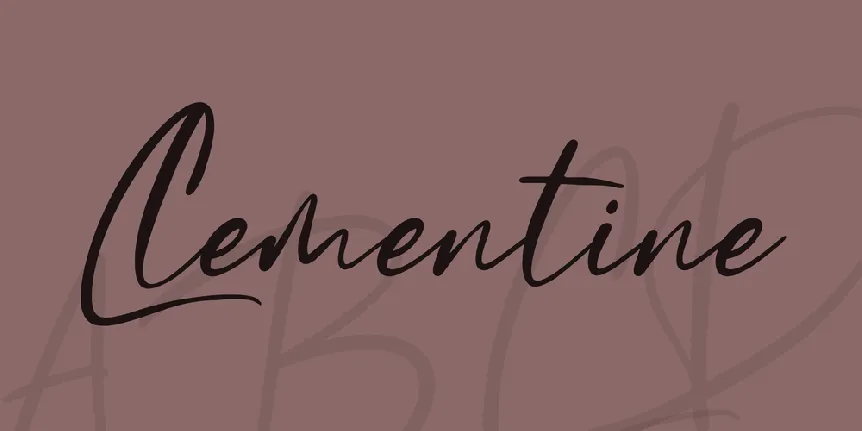 Clementine font