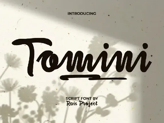 TominiDemo font