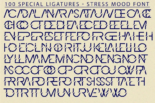 STRESS MOOD DEMO font