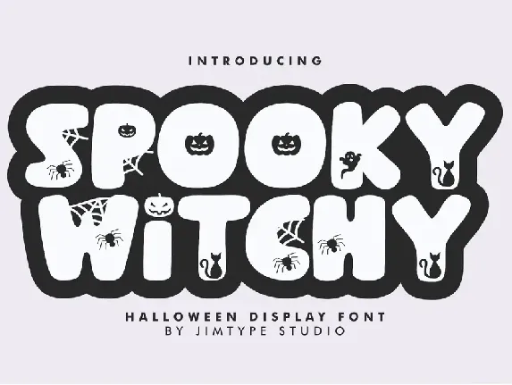 Spooky Witchy DEMO font