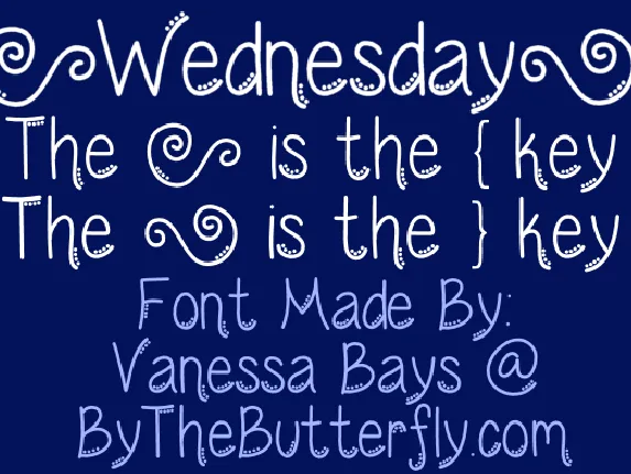 Wednesday font