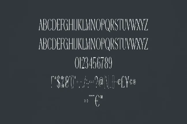 Ridge font