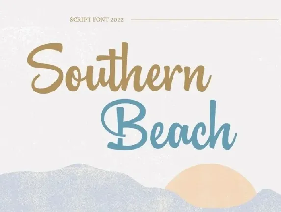 Southern Beach font