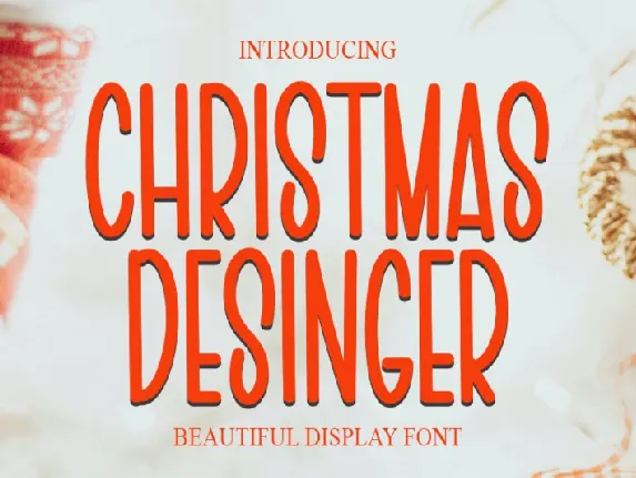 Christmas Designer font