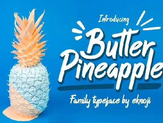 Butter Pineapple font