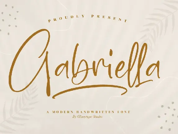 Gabriella Script font