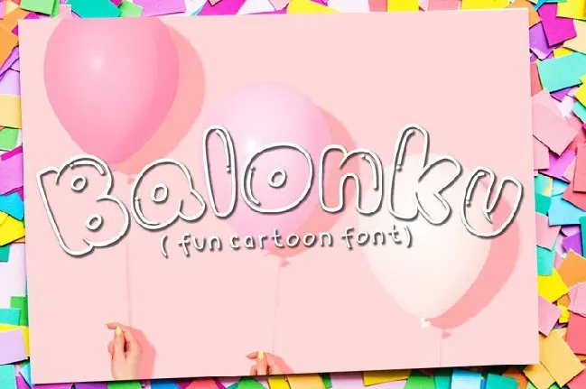 Balonku Cartoon font