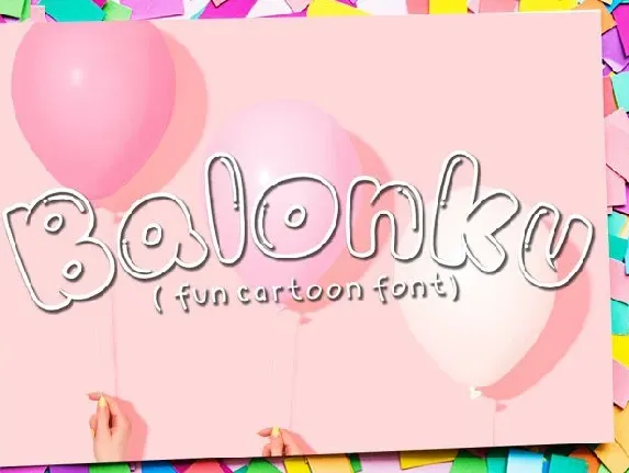 Balonku Cartoon font