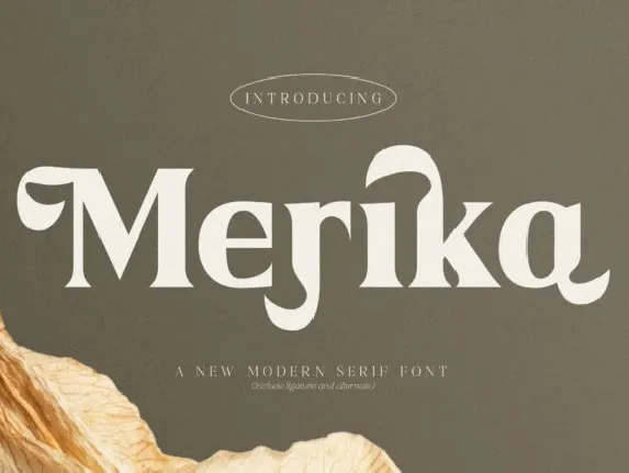 Merika font