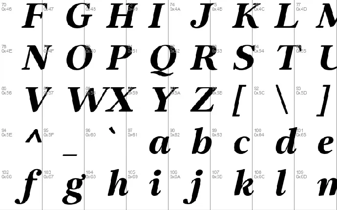 Elgraine font