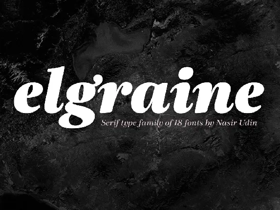 Elgraine font