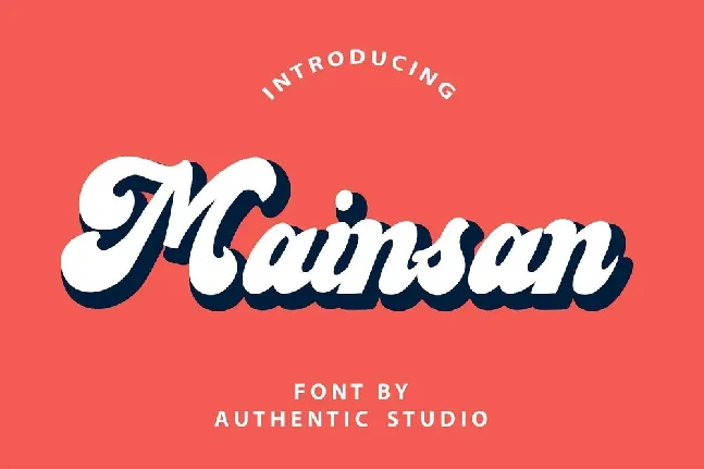 Mainsan Vintage Script font