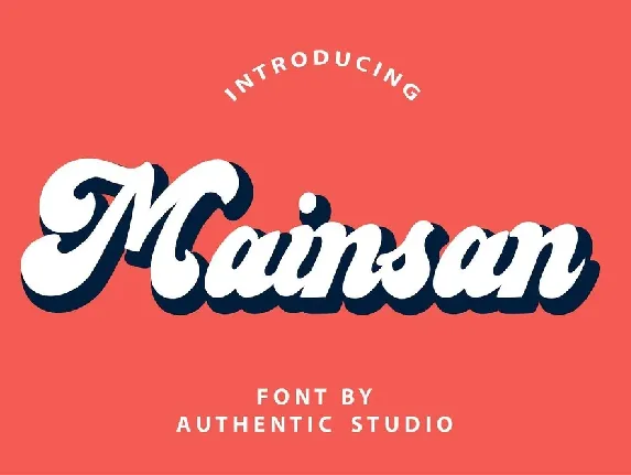 Mainsan Vintage Script font