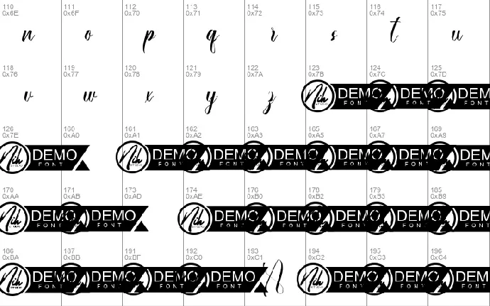 Rachilla Demo font