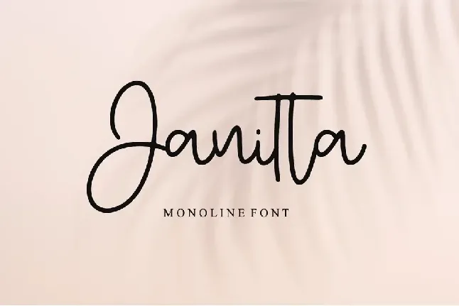 Janitta font