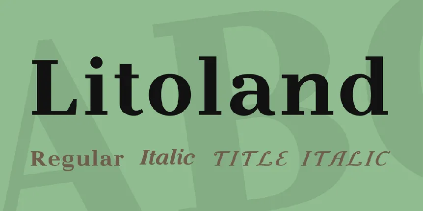 Litoland font