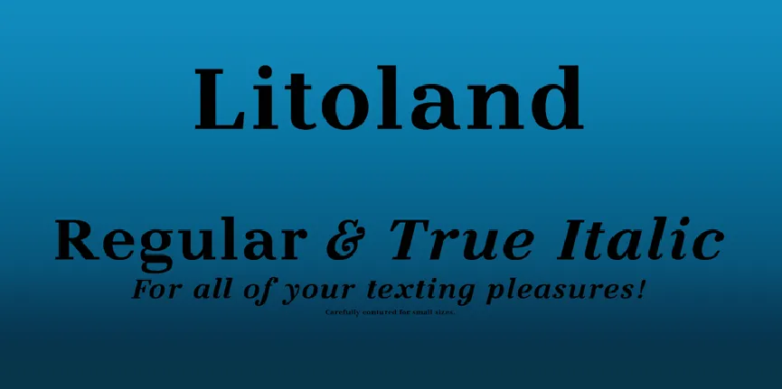 Litoland font