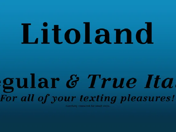 Litoland font