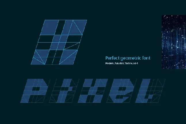 Pixel font