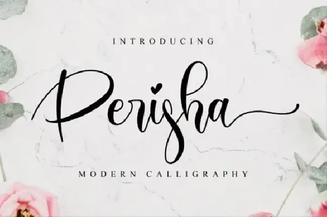 Perisha Calligraphy font