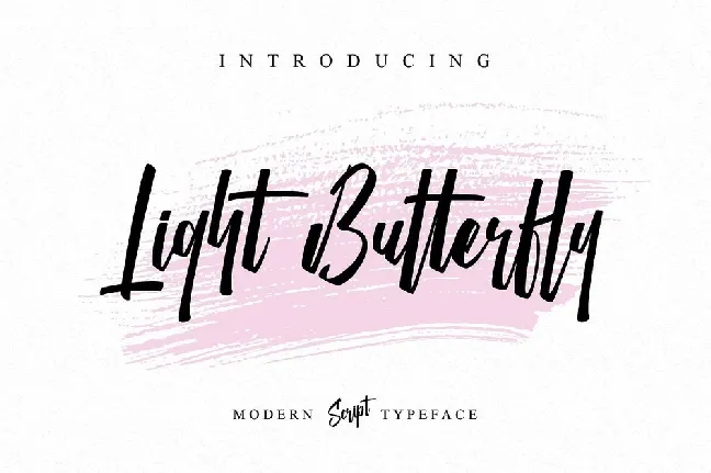 Light Butterfly Script Free font