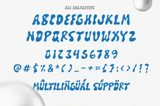 White Pearl font