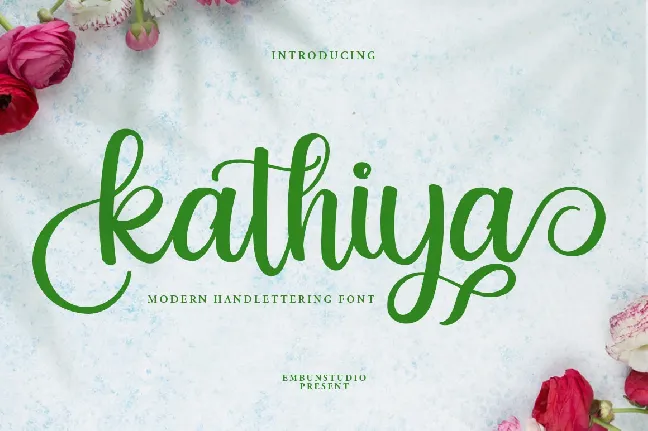 Kathiya font