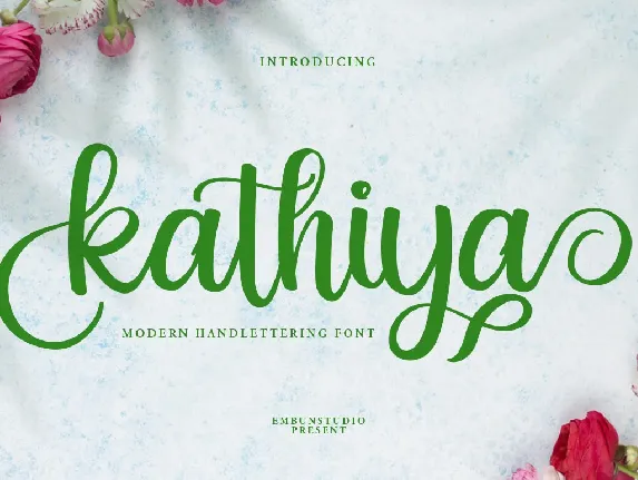 Kathiya font