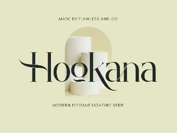 Hookana font