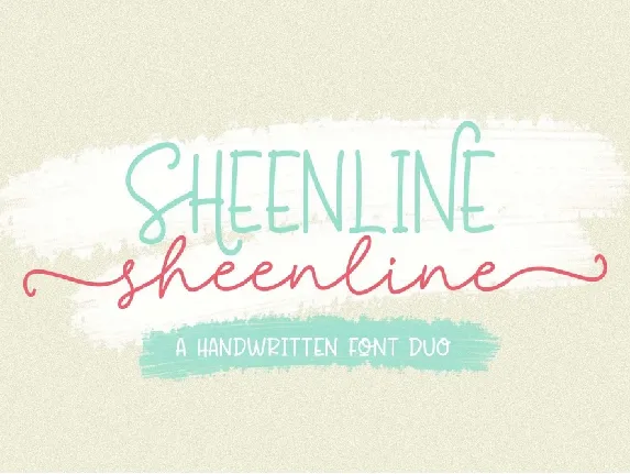 Sheenline Monoline Duo font