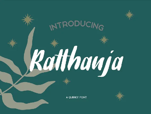 Ratthanja font