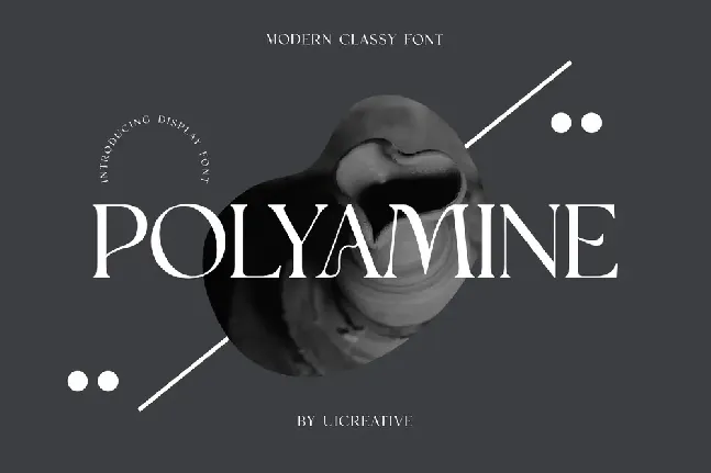 Polyamine font