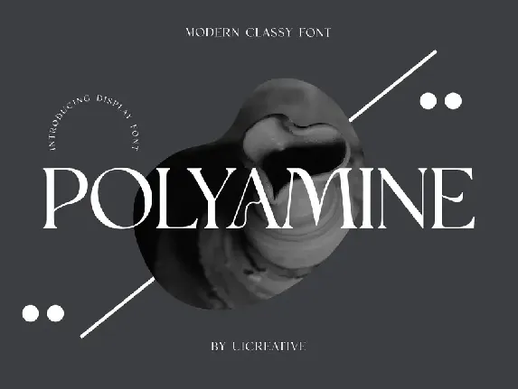 Polyamine font