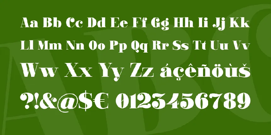 Ganton font