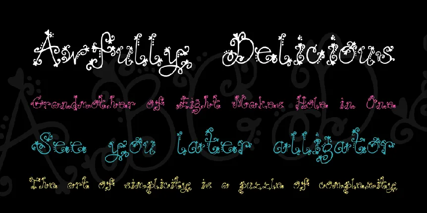 JANDA Love And Rain font