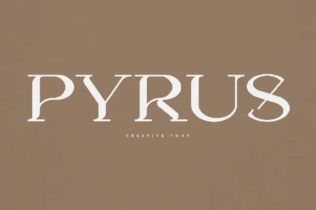 Pyrus font