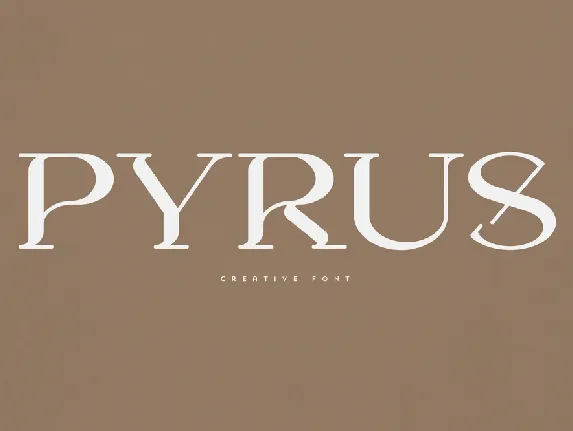 Pyrus font