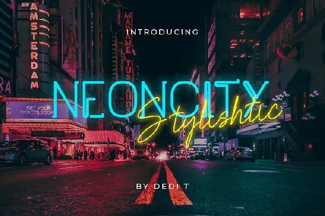 Neoncity Duo font