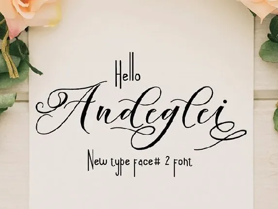 Andeglei Duo font