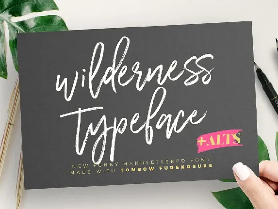 Wilderness Brush Free font