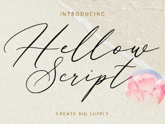 Hellow Script font