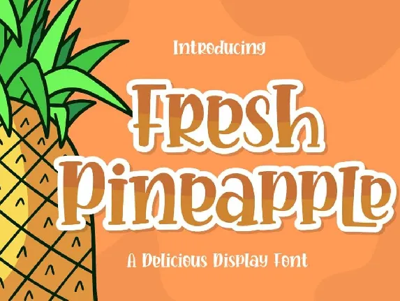 Fresh Pineapple font