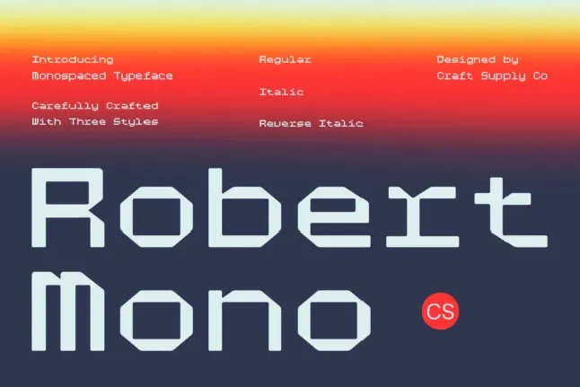 CS Robert Mono font