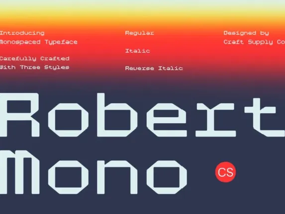 CS Robert Mono font