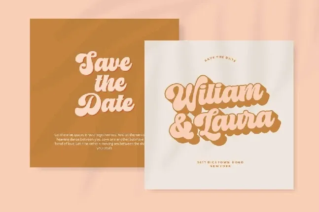 Chunky Retro font